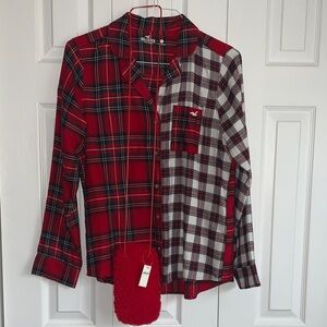 Hollister - Patchwork Plaid Shirt